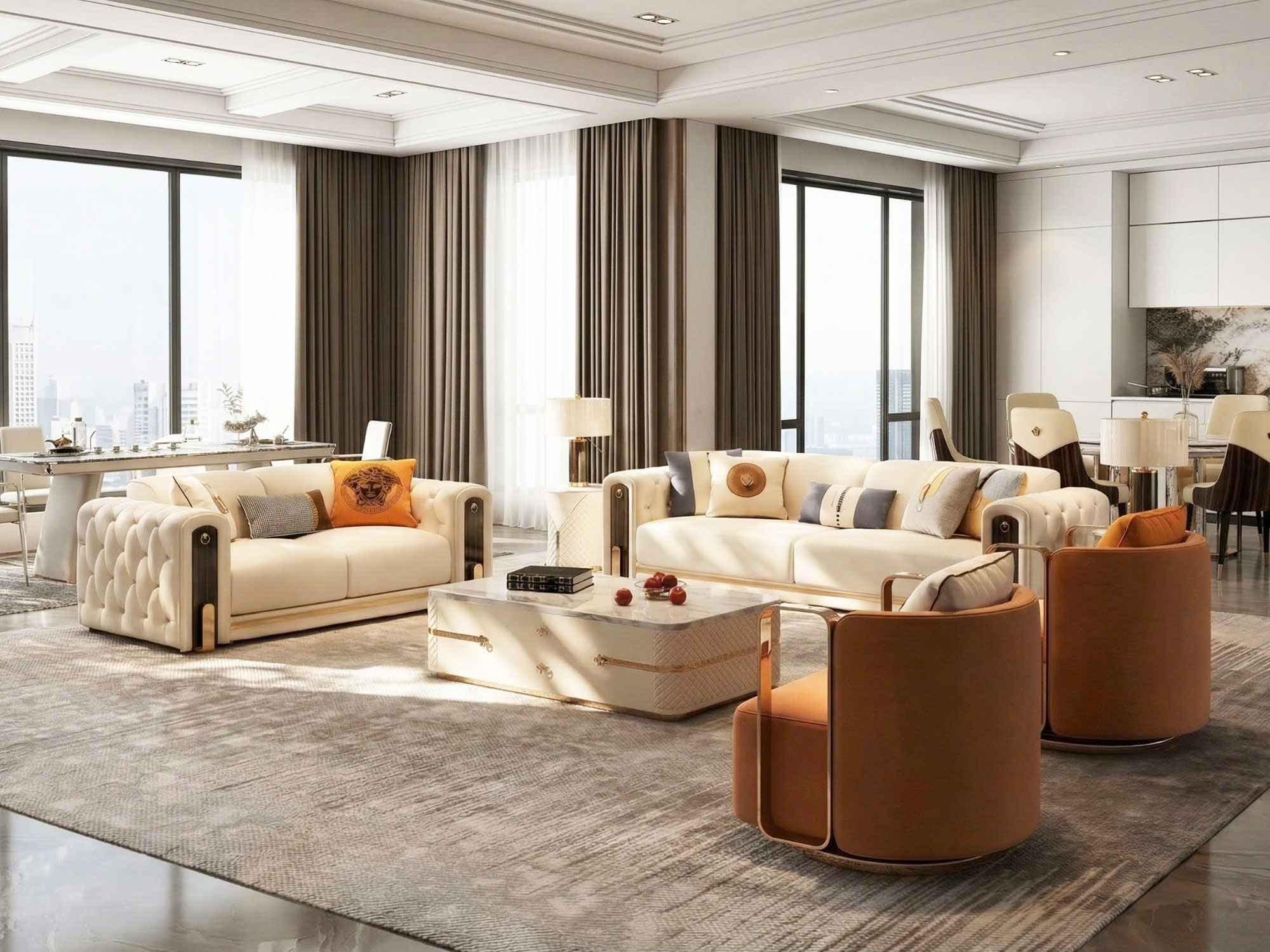 Bộ sofa Luxury Novéllo sang trọng