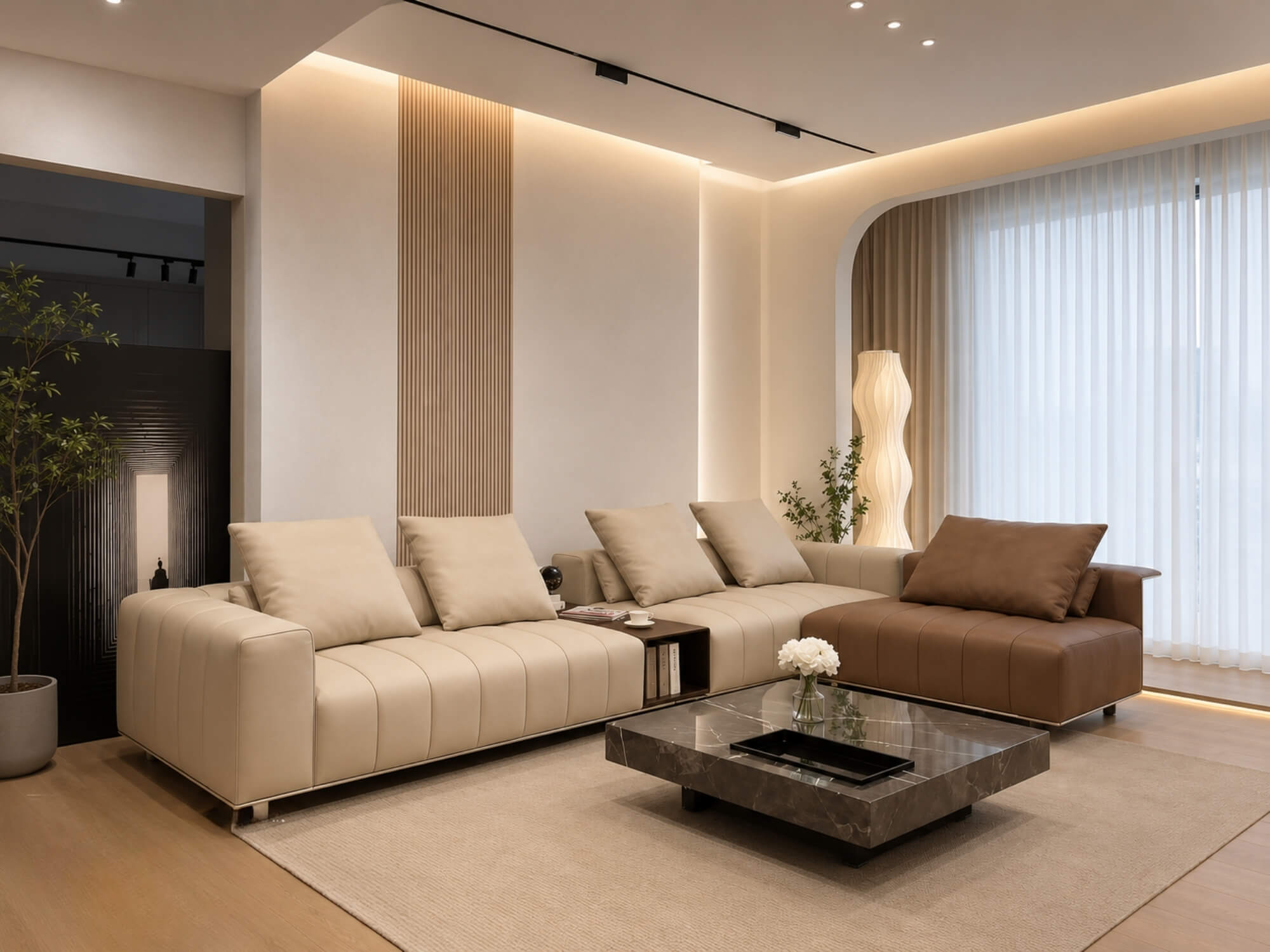 Sofa Serenity - Sofa hiện đại Luxury cho phòng khách sang trọng